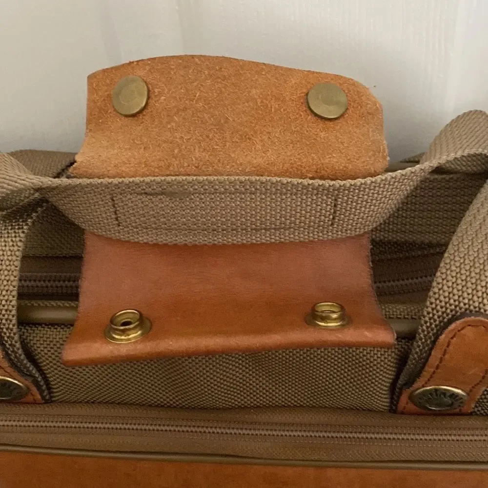 HARTMANN Nylon with Leather Briefcase